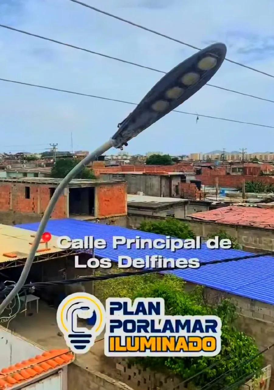 Imagen para Plan Porlamar Iluminado llegó a Los Delfines 